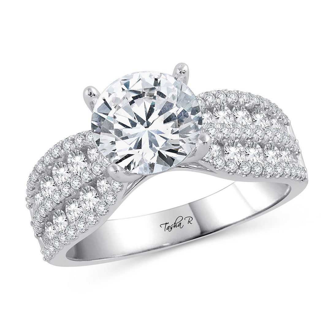 14K 0.85CT Diamond SEMI MOUNT RING