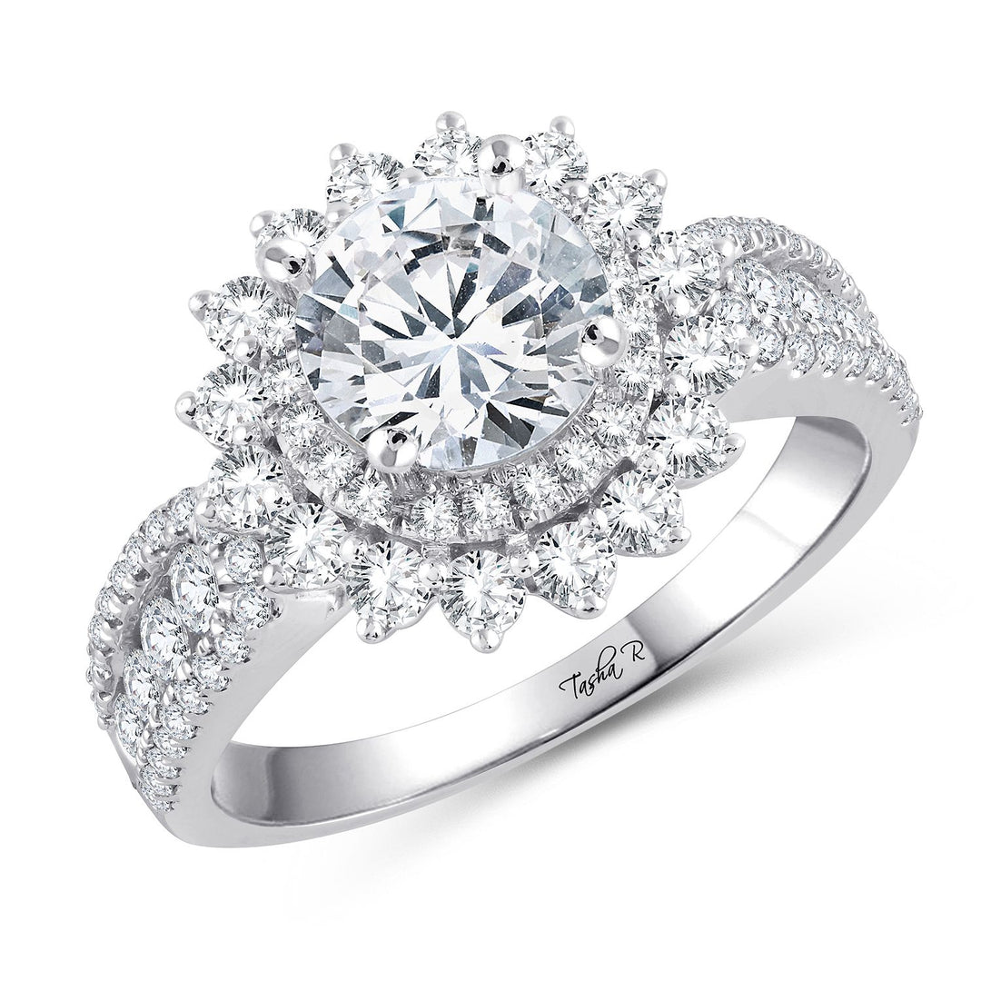 14K 1.05CT Diamond SEMI MOUNT RING