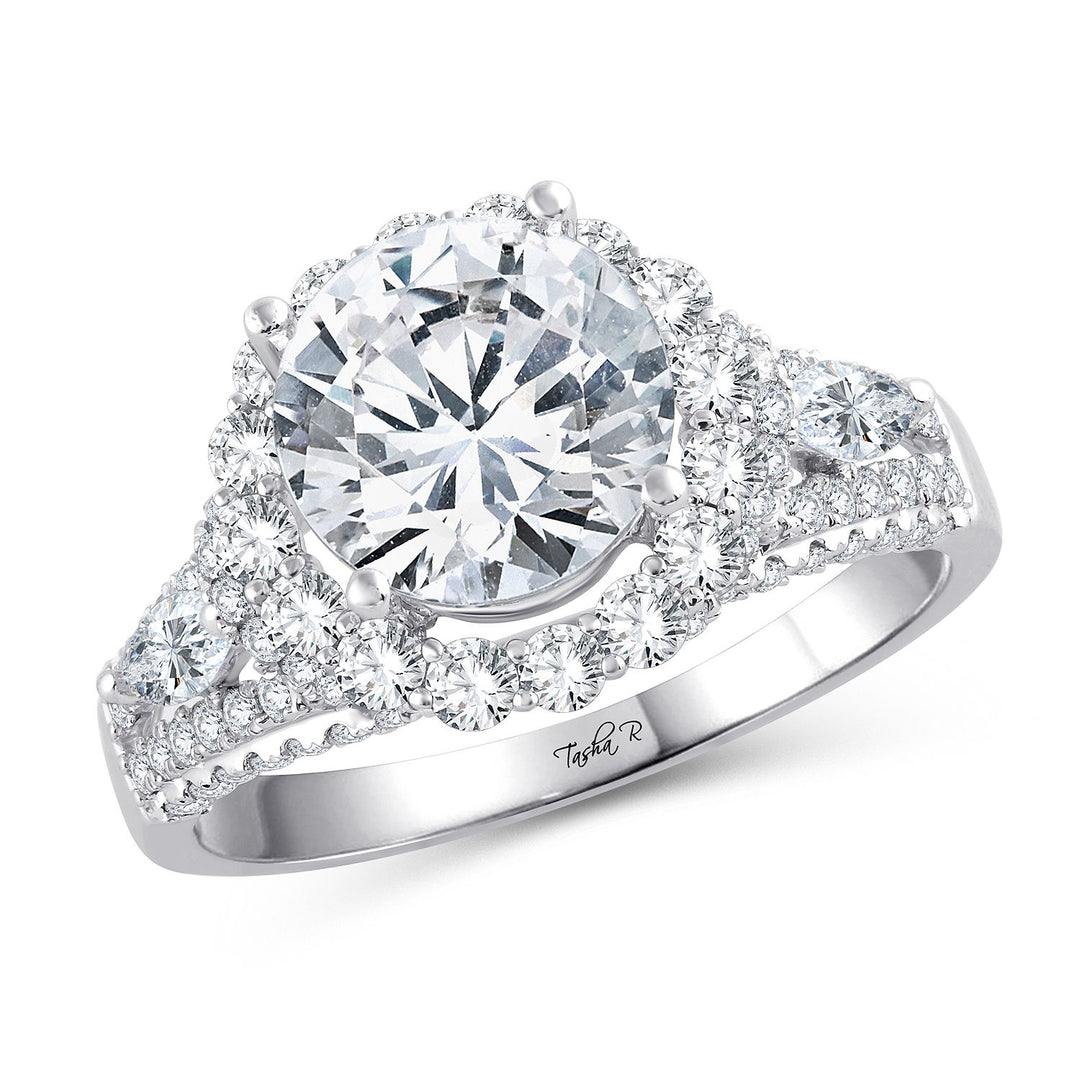 14K 1.15CT Diamond SEMI MOUNT