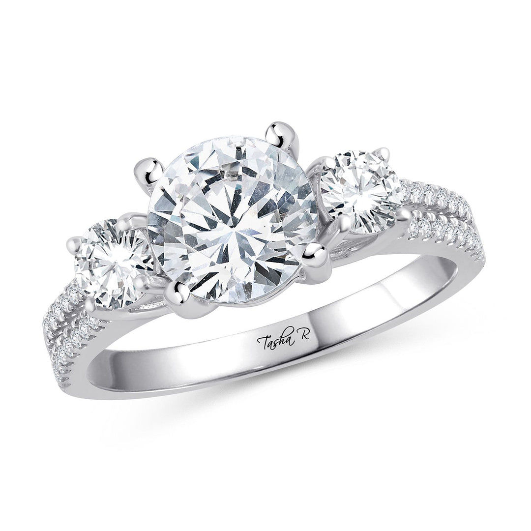 14K 0.68CT Diamond SEMI MOUNT