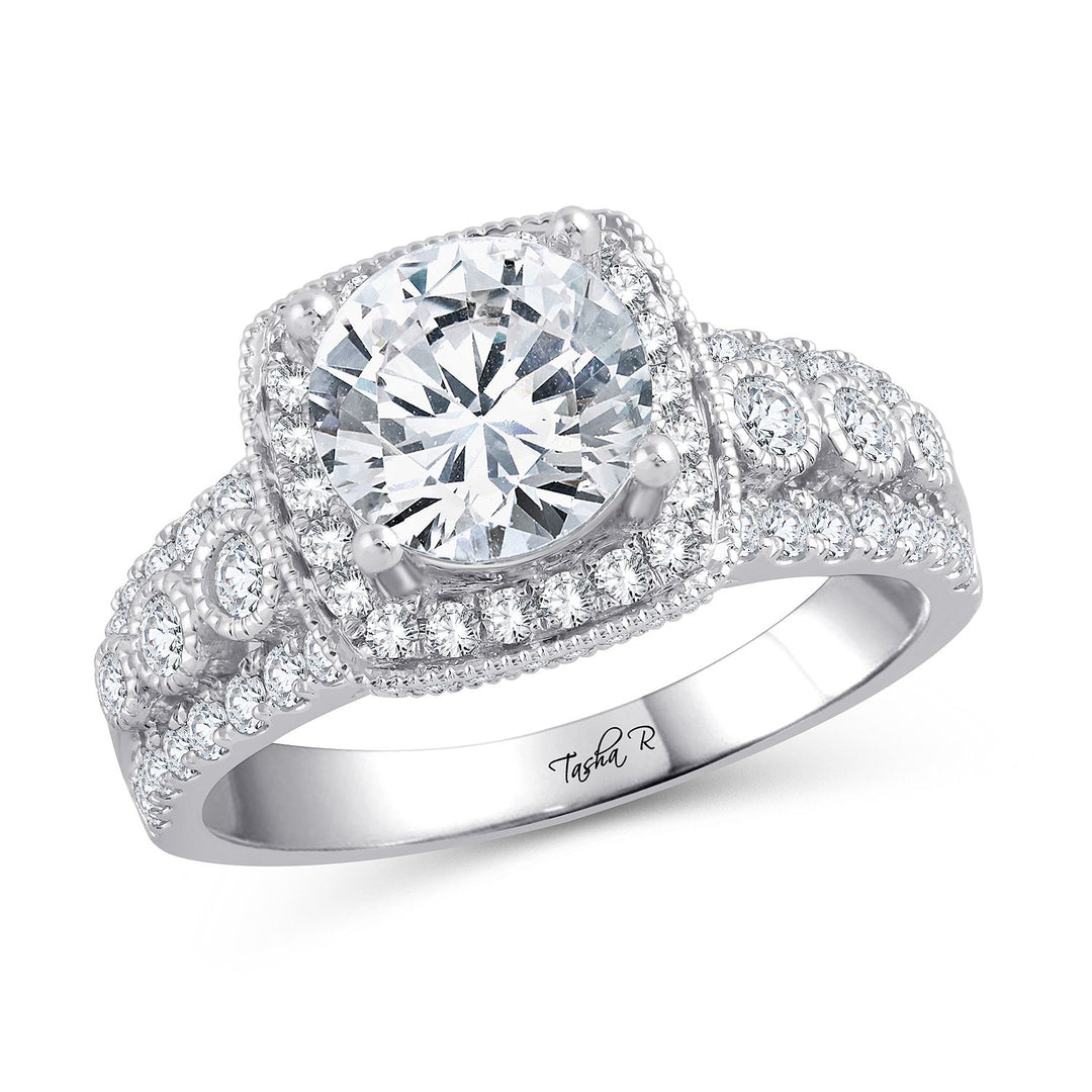 14K 0.83CT Diamond SEMI MOUNT