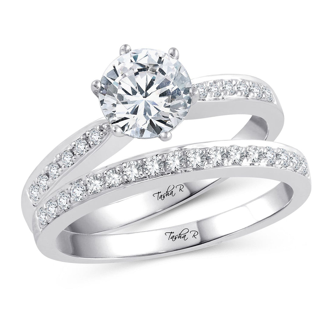 PLATINUM 0.33CT Diamond SEMI MOUNT RING