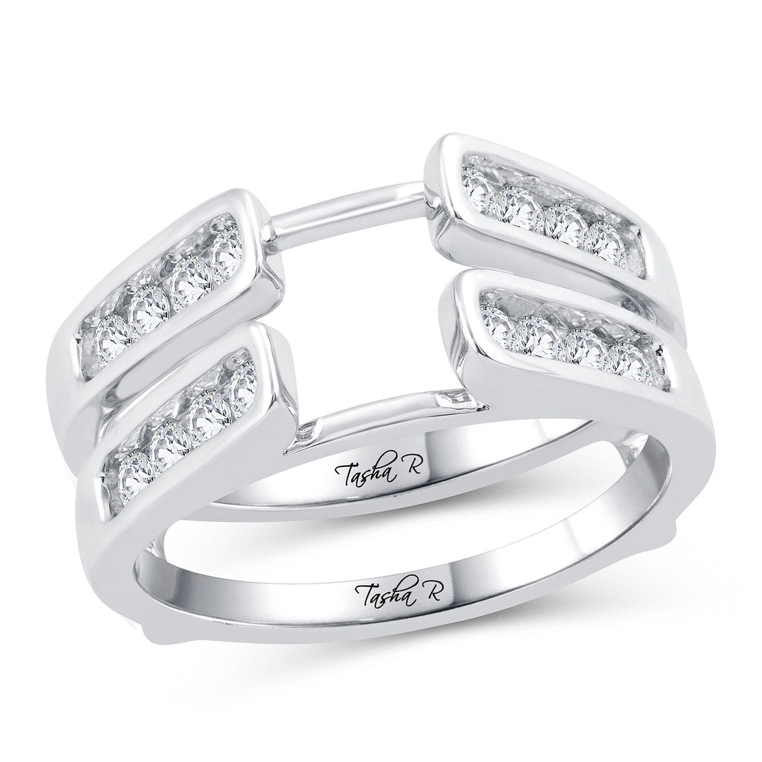 14K Yellow Gold 0.50CT Lab Diamond Ring Guard Enhancer
