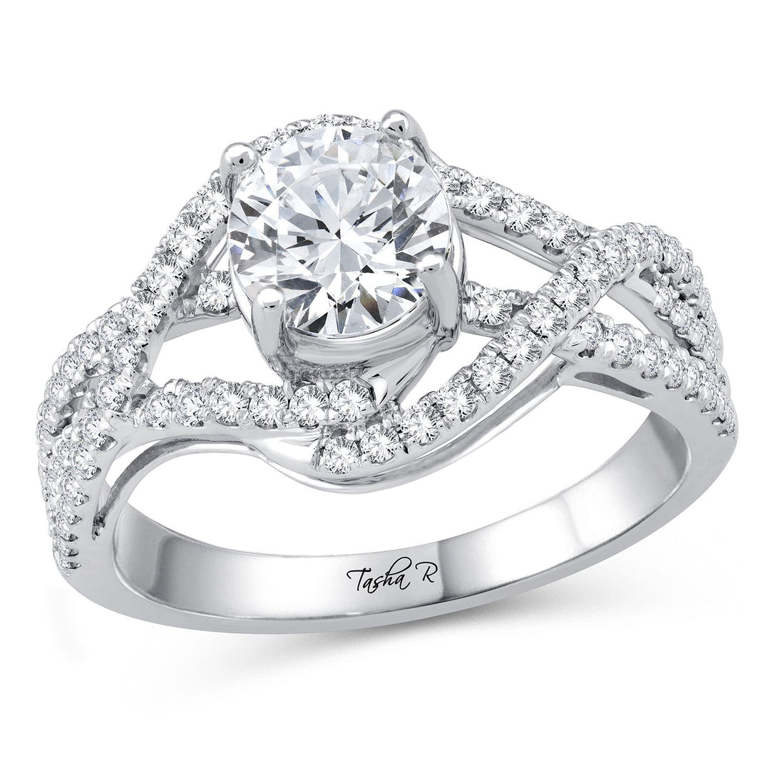 14K 0.50CT Diamond SEMI MOUNT RING