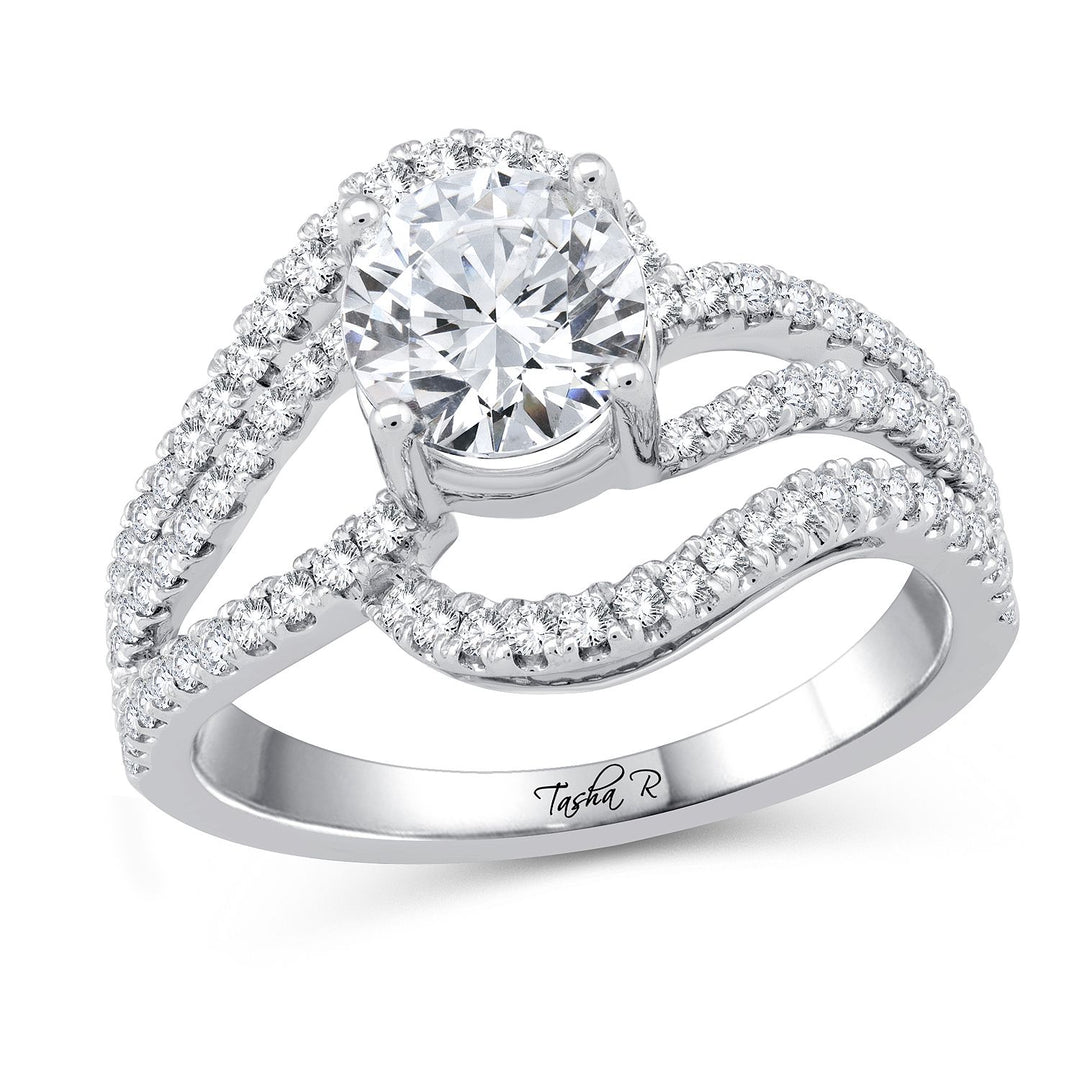 14K 0.50CT Diamond SEMI MOUNT