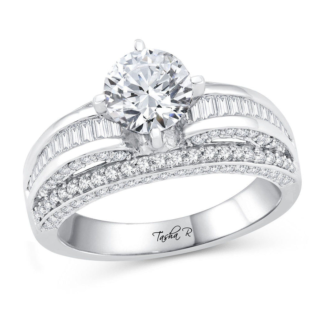 14K 0.93CT Diamond SEMI MOUNT RING