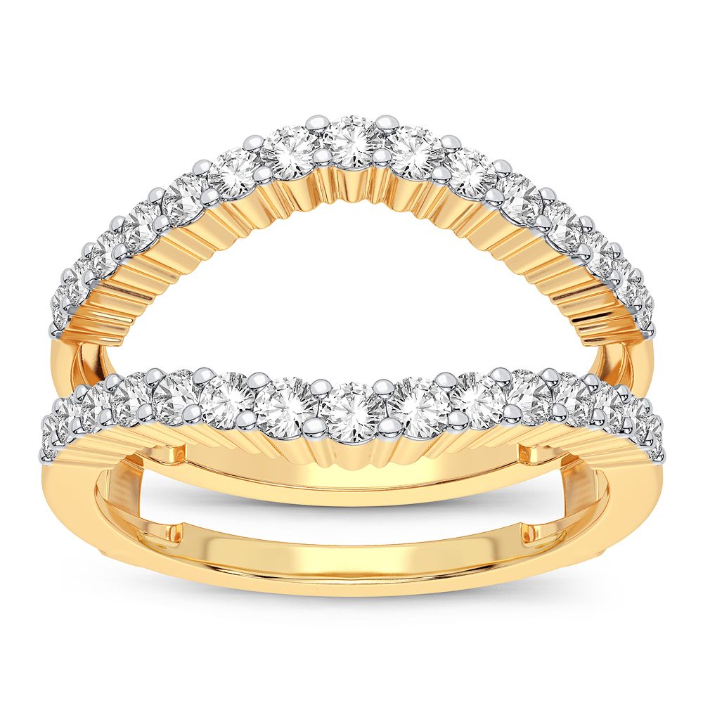 14K 0.50CT Diamond Ring Guard