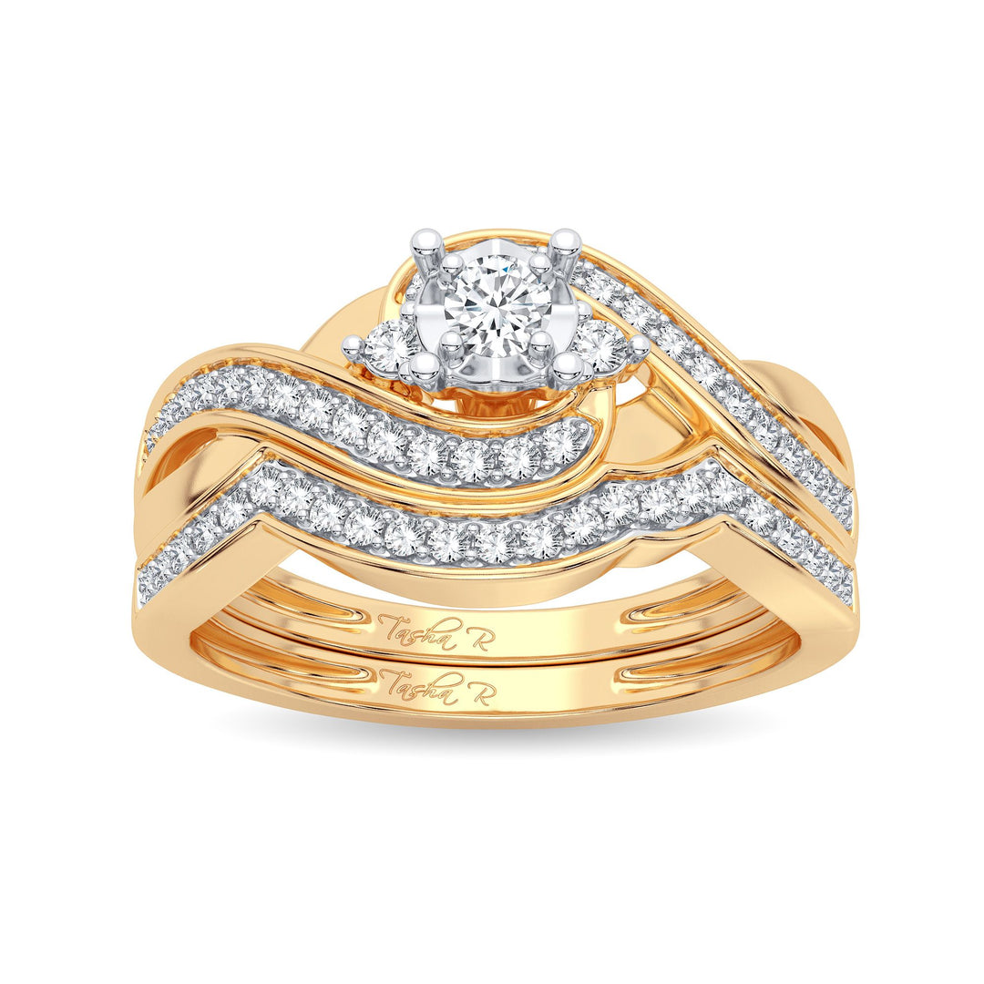 14K 0.33CT Diamond Bridal Ring