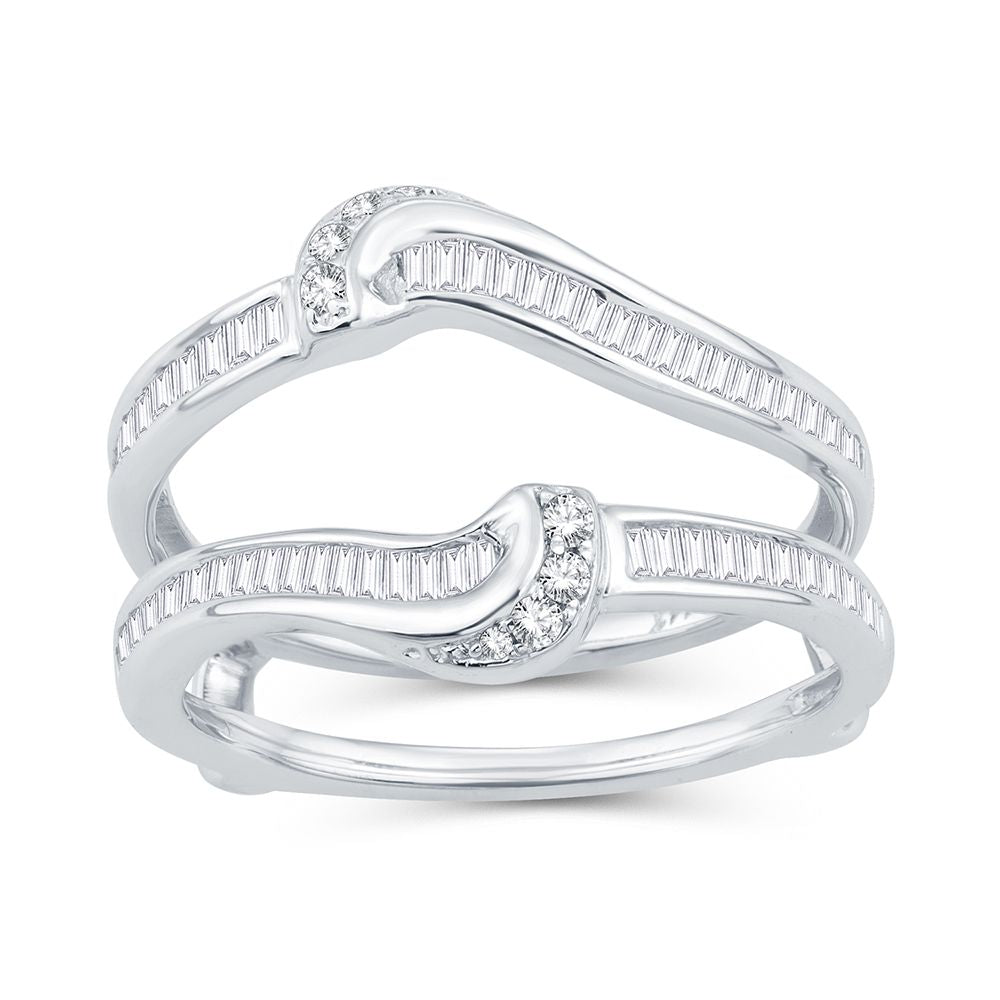 14K 0.48CT Diamond RING GUARD