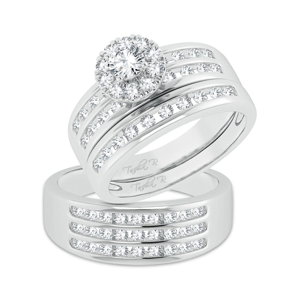 14K 1.62ct Diamond Trio Set