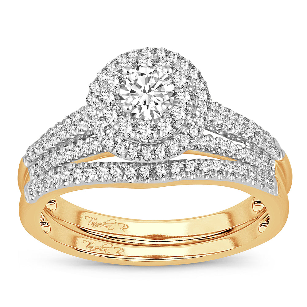 14K 0.75CT DIAMOND BRIDAL RING