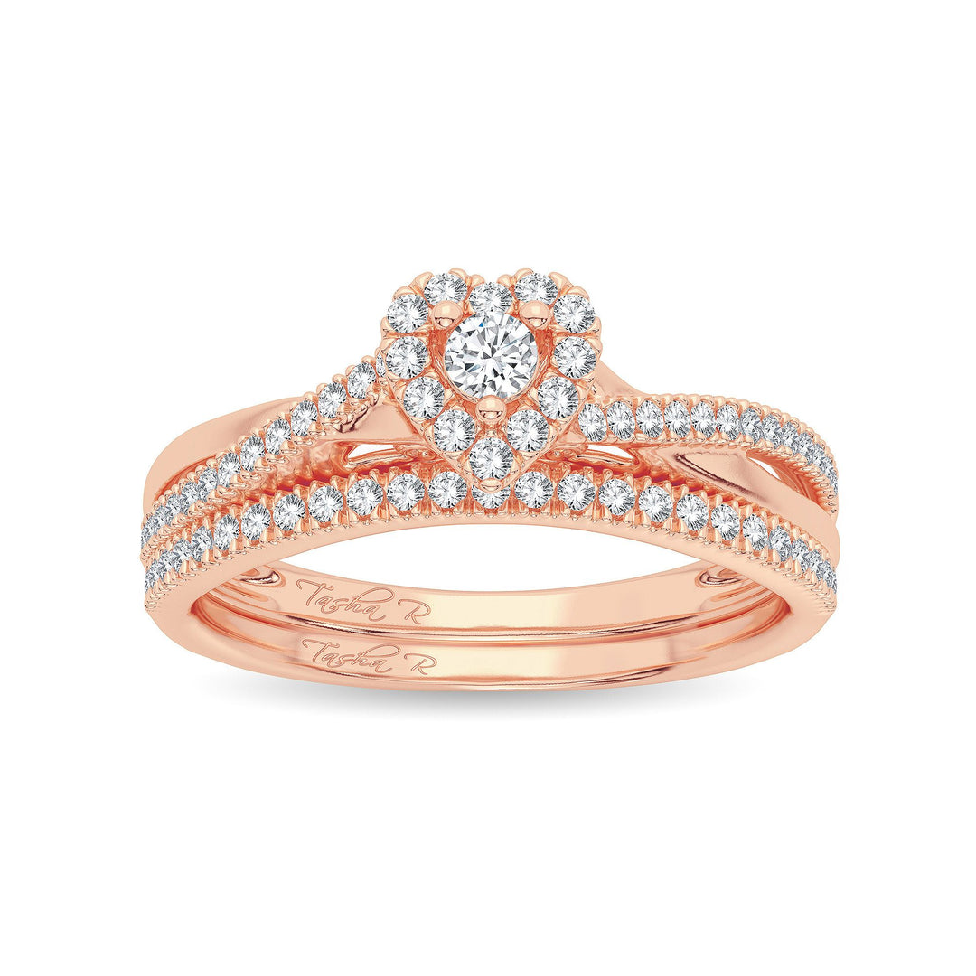 14K 0.33CT Diamond Bridal Ring