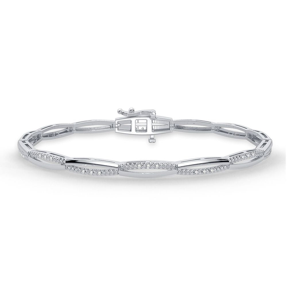 10K 0.11CT Diamond Bracelet