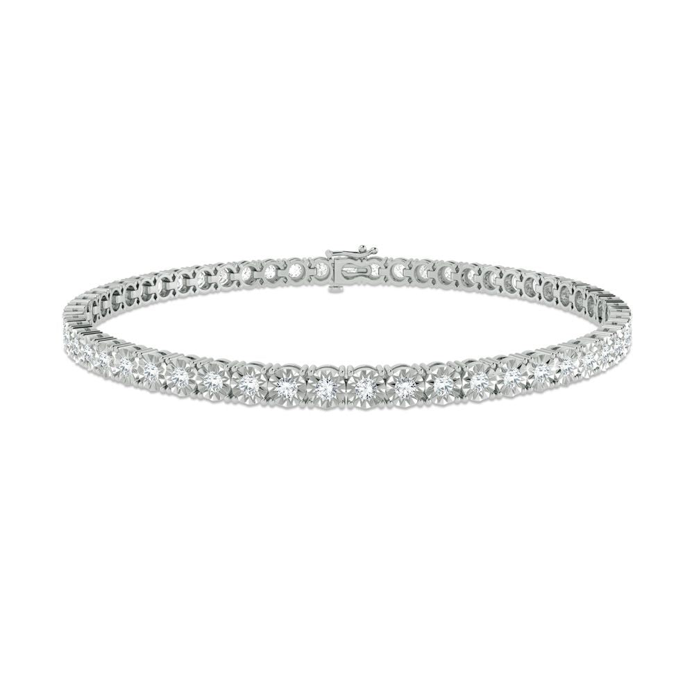 10K 1.00ct Diamond Bracelet