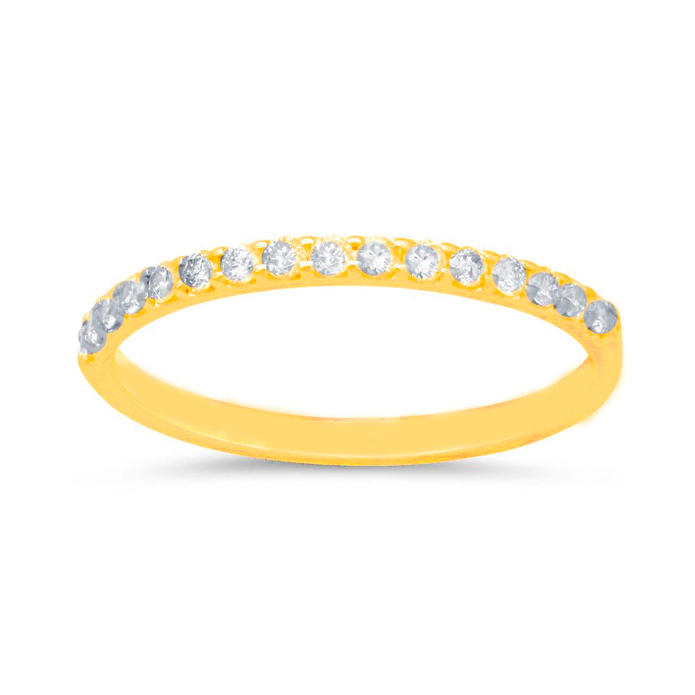 Beautiful 14K 0.25ct Diamond Band ( 16 Diamond Stones )