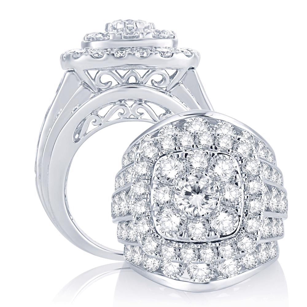 14K 10.00CT Diamond BRIDAL RING