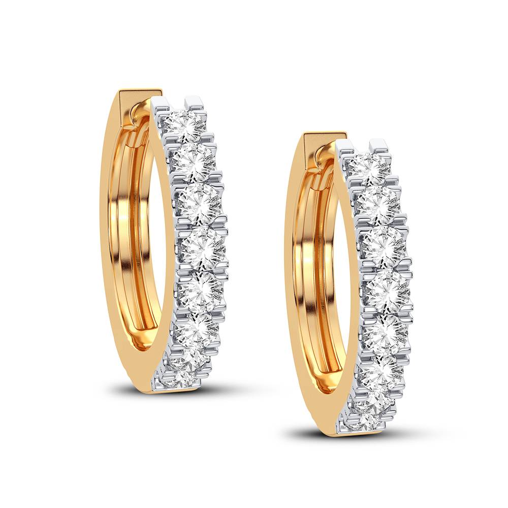 Exquisite 14K 0.50CT Diamond Earring