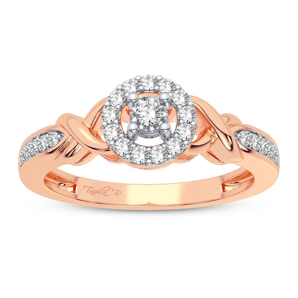 14K 0.17CT Diamond Ring