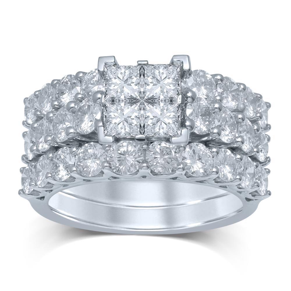 14K 3.95CT Diamond BRIDAL RING