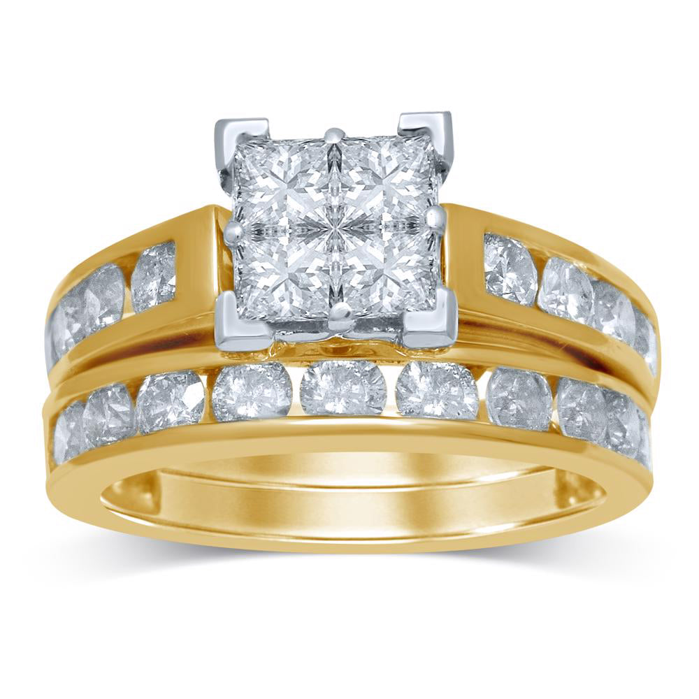 14K 3.00CT Diamond BRIDAL RING