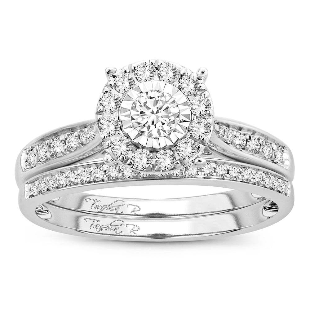 14K 0.45ct Diamond Bridal Ring