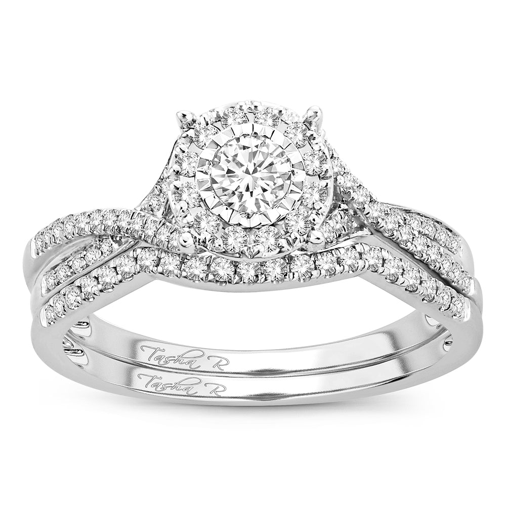 14K 0.43 Diamond Bridal Ring