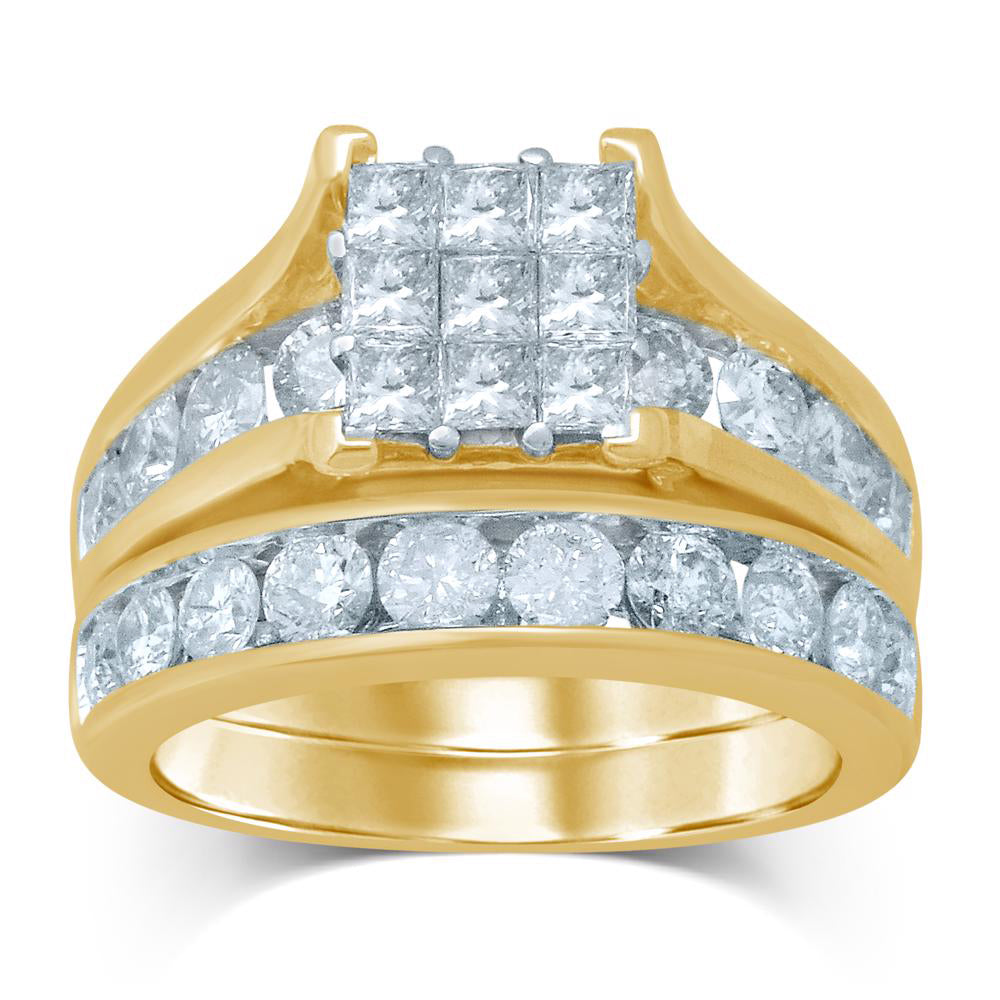 14K 3.00CT Diamond BRIDAL RING