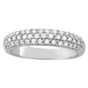 Pave Diamond Wedding Ring