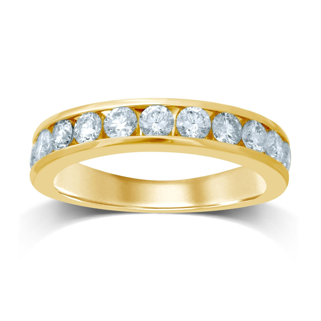 Beautiful 14K 0.27CT Diamond Ladies Band (11 Diamond Stones)