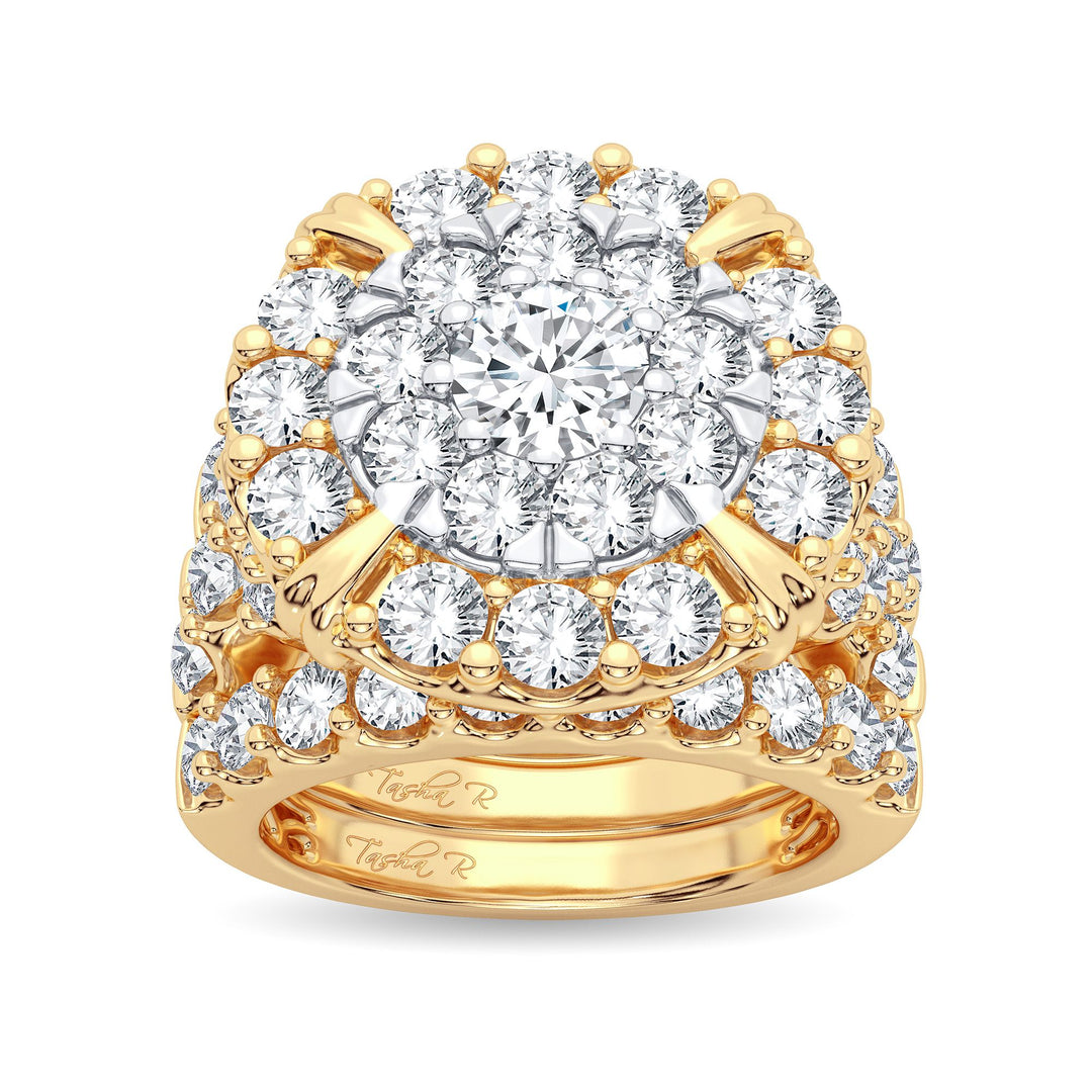 14K 5.00CT Diamond Bridal Ring