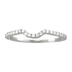 Multi-Diamond PavÃ© Wedding Ring