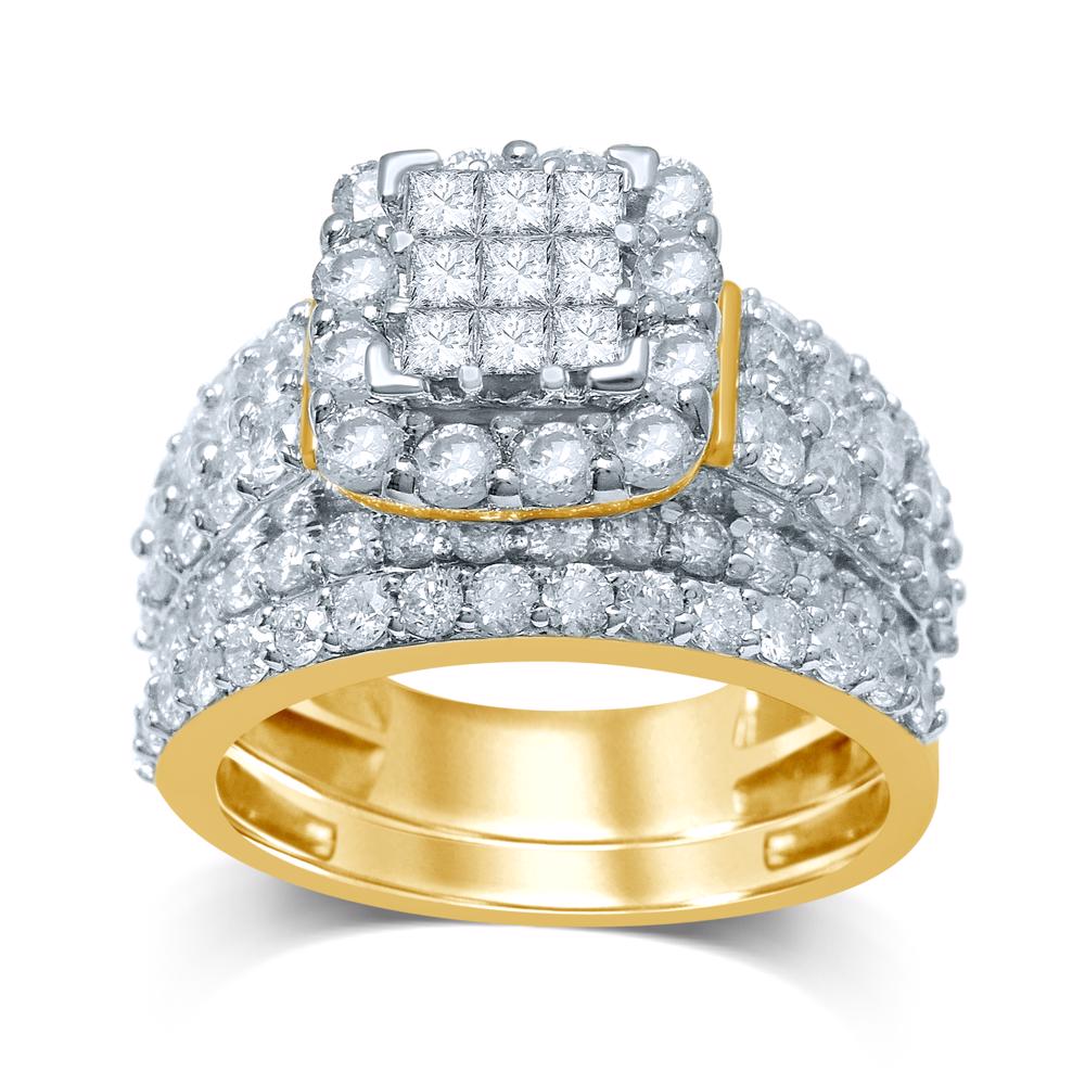 14K 3.00CT Diamond BRIDAL RING