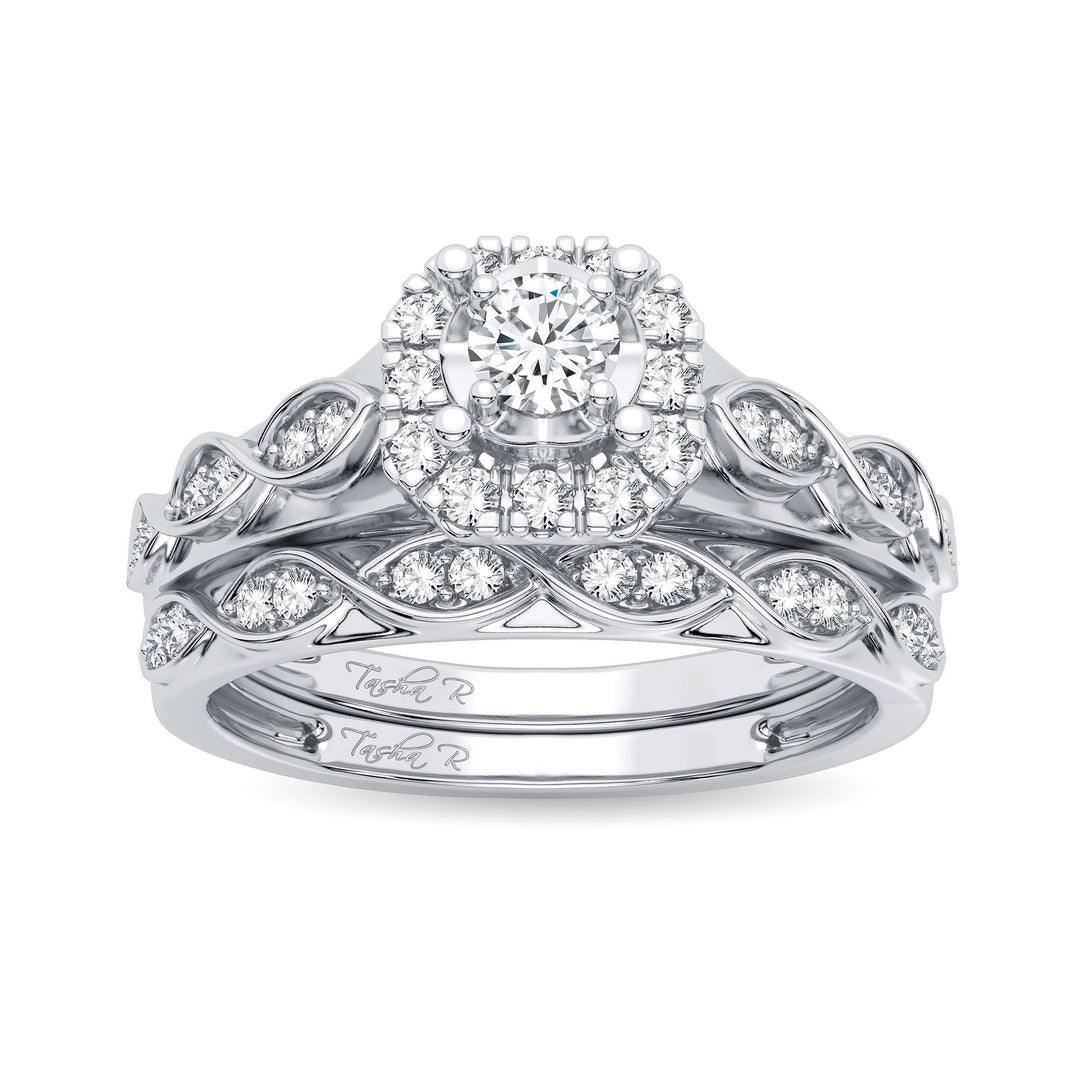 14K 0.42CT Diamond Bridal Ring