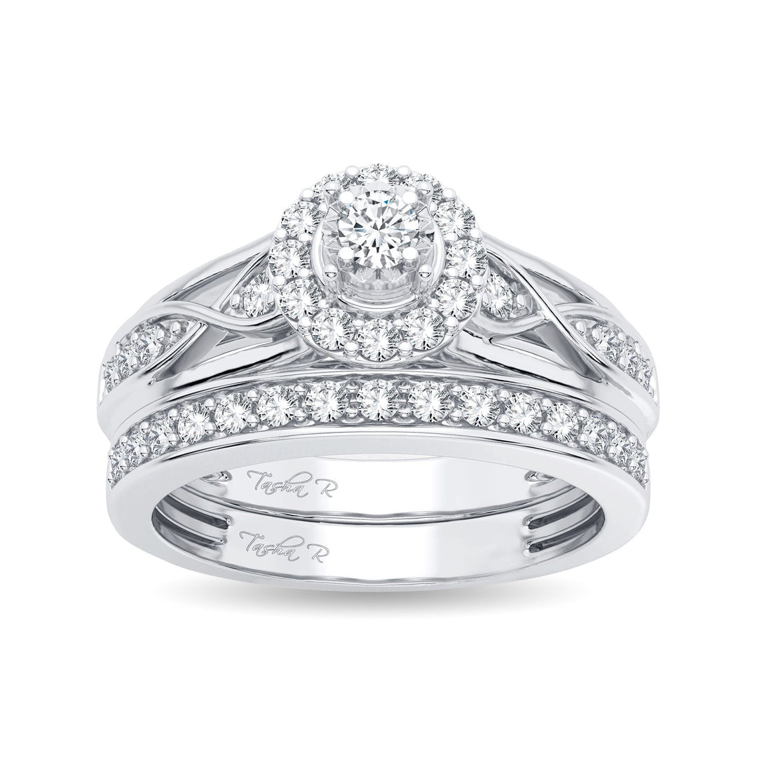 14K 0.54CT Diamond Bridal Ring