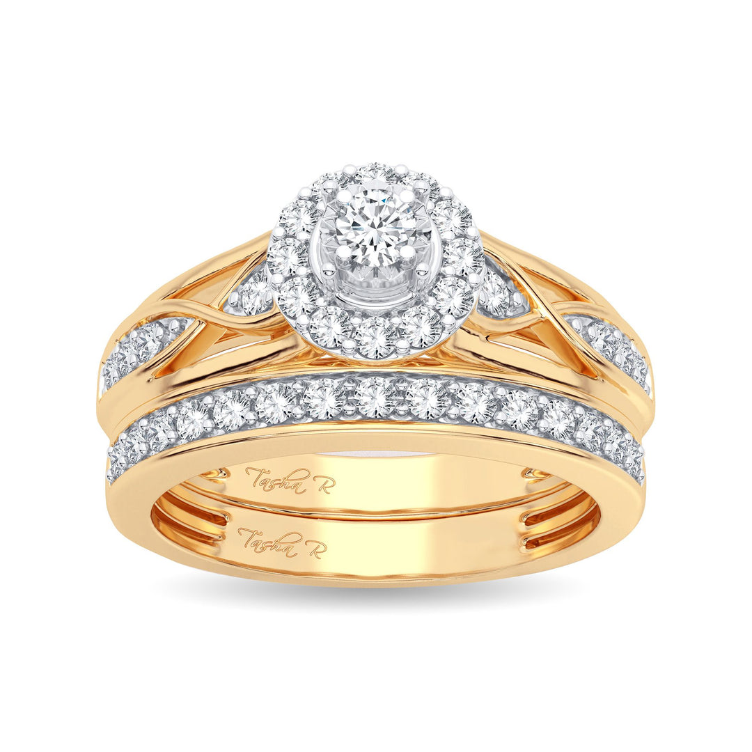 14K 0.54CT Diamond Bridal Ring