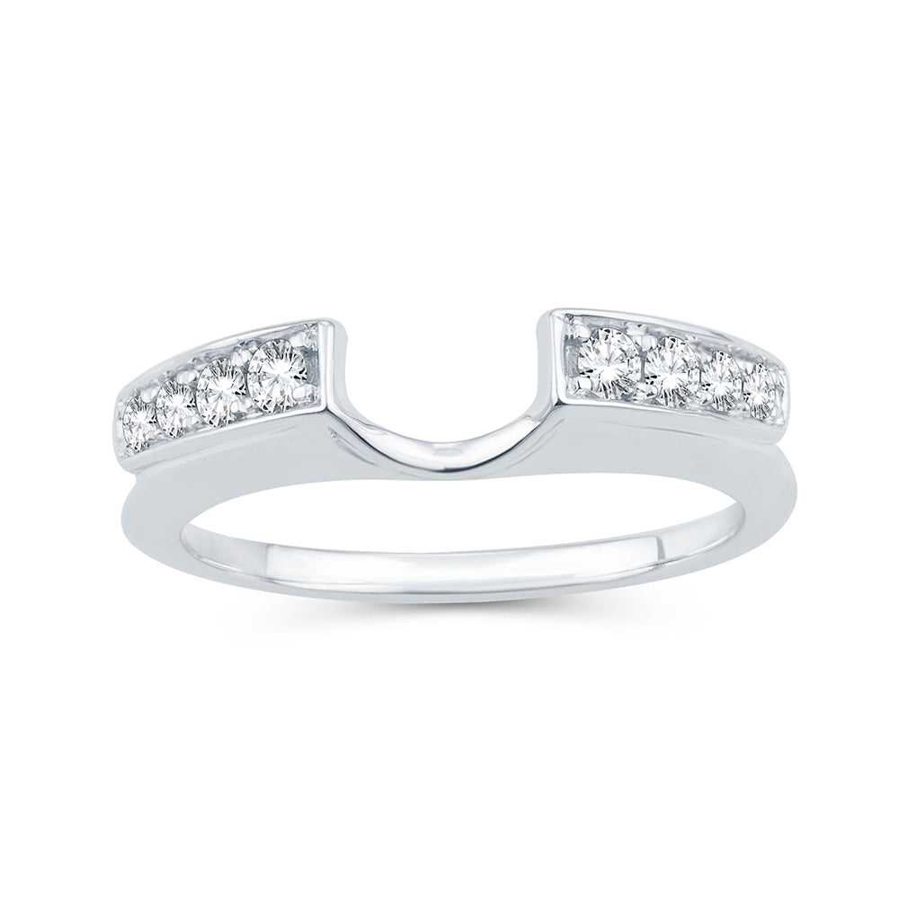 14K 0.26CT Diamond Enhancer Band