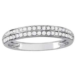 Pave Diamond Wedding Ring