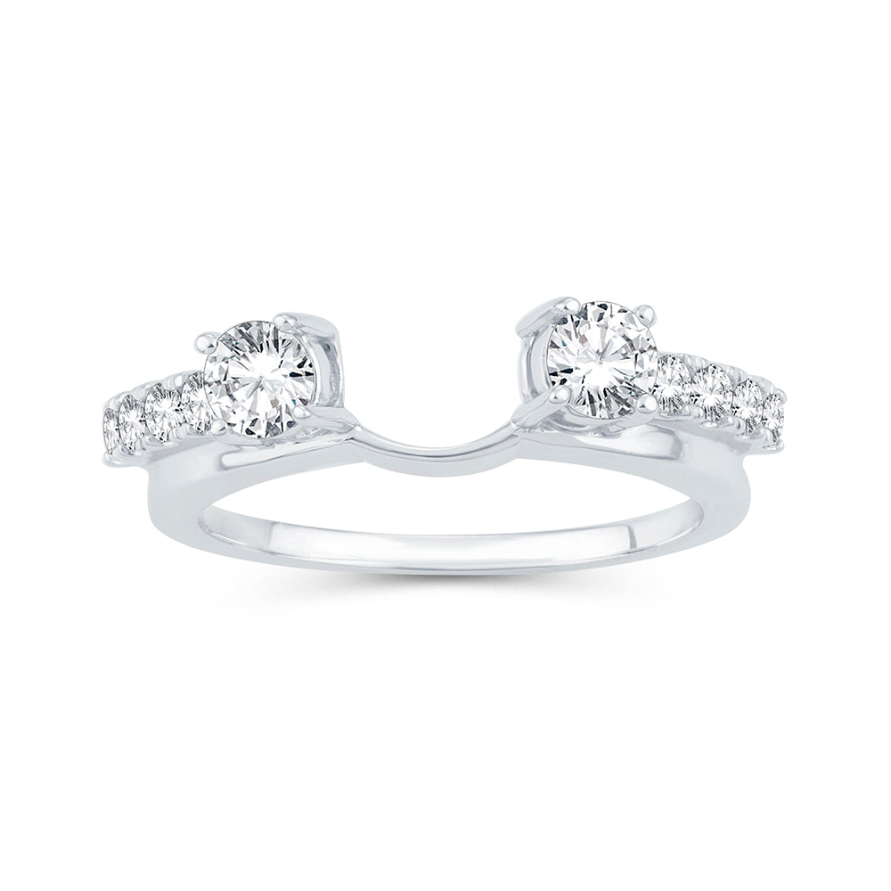 14K 0.76CT Diamond Enhancer Band