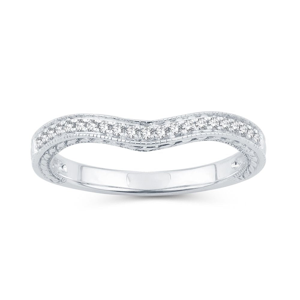 14K 0.11CT Diamond Enhancer Band