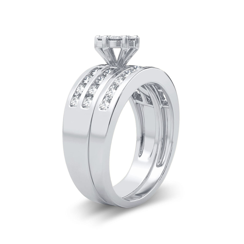 Elegant 14k White Gold 0.71CT Lab Diamond Engagement Ring