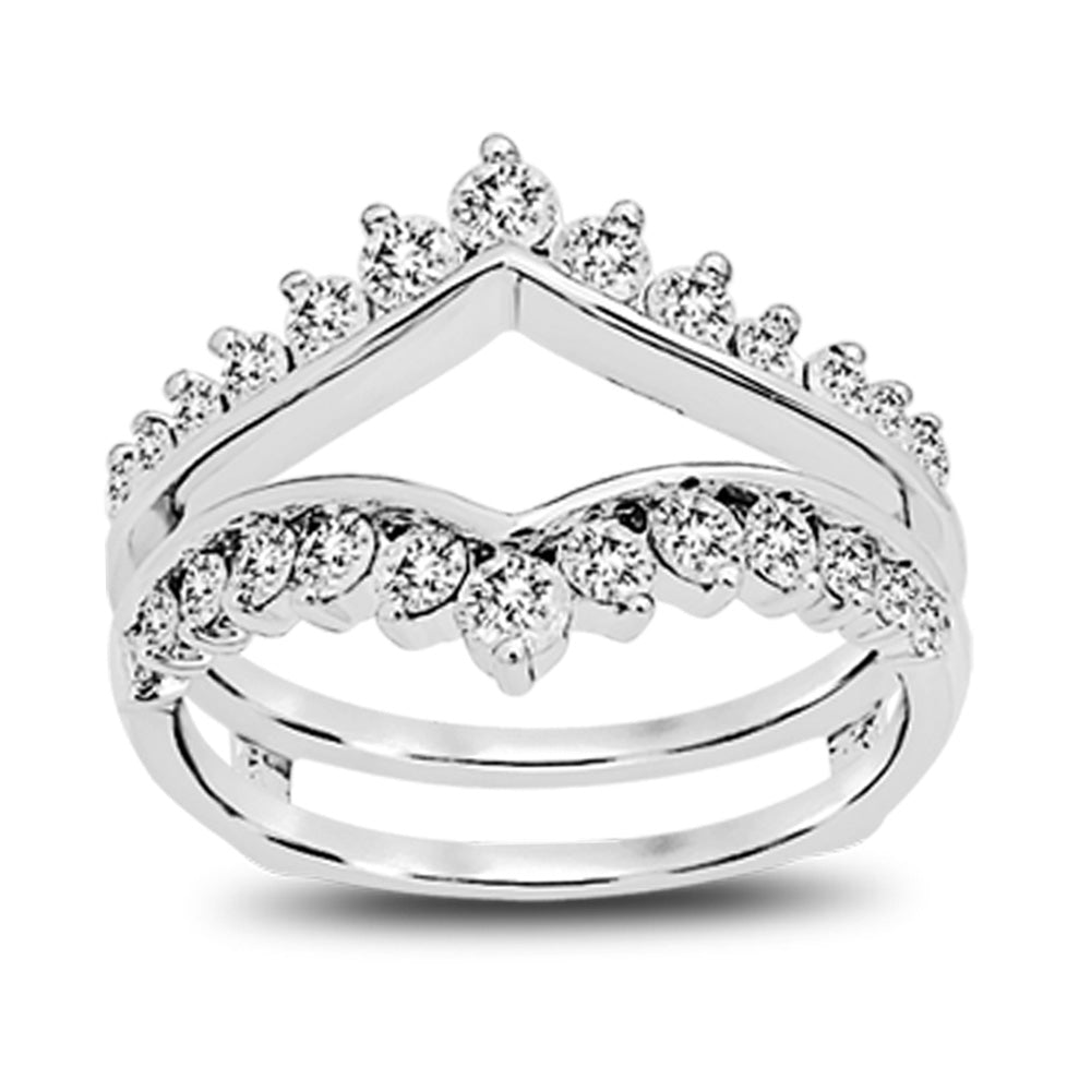 14K 1.00CT Diamond RING GUARD