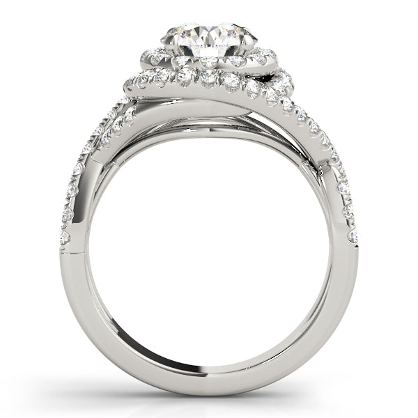 Halo Diamond Engagement Ring