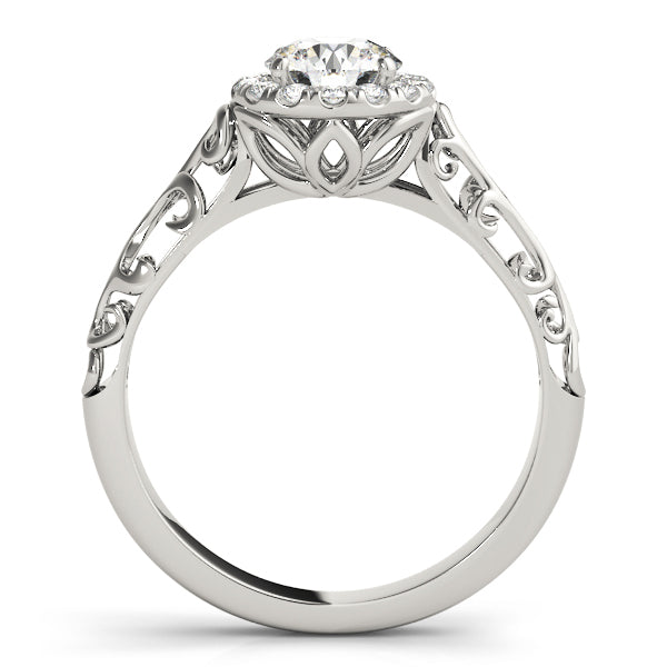 Halo Diamond Engagement Ring