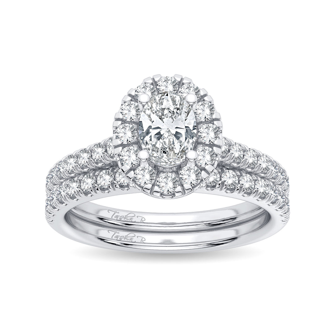 14K 1.00CT Diamond Bridal Ring