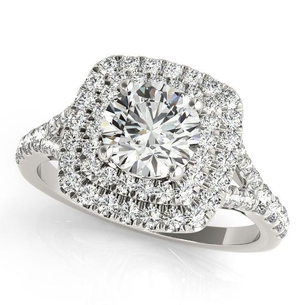 Halo Diamond Engagement Ring