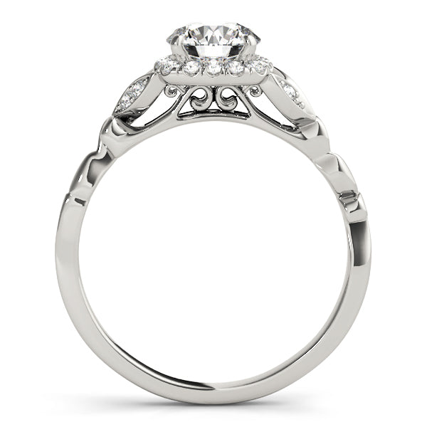 ROUND HALO ENGAGEMENT RING