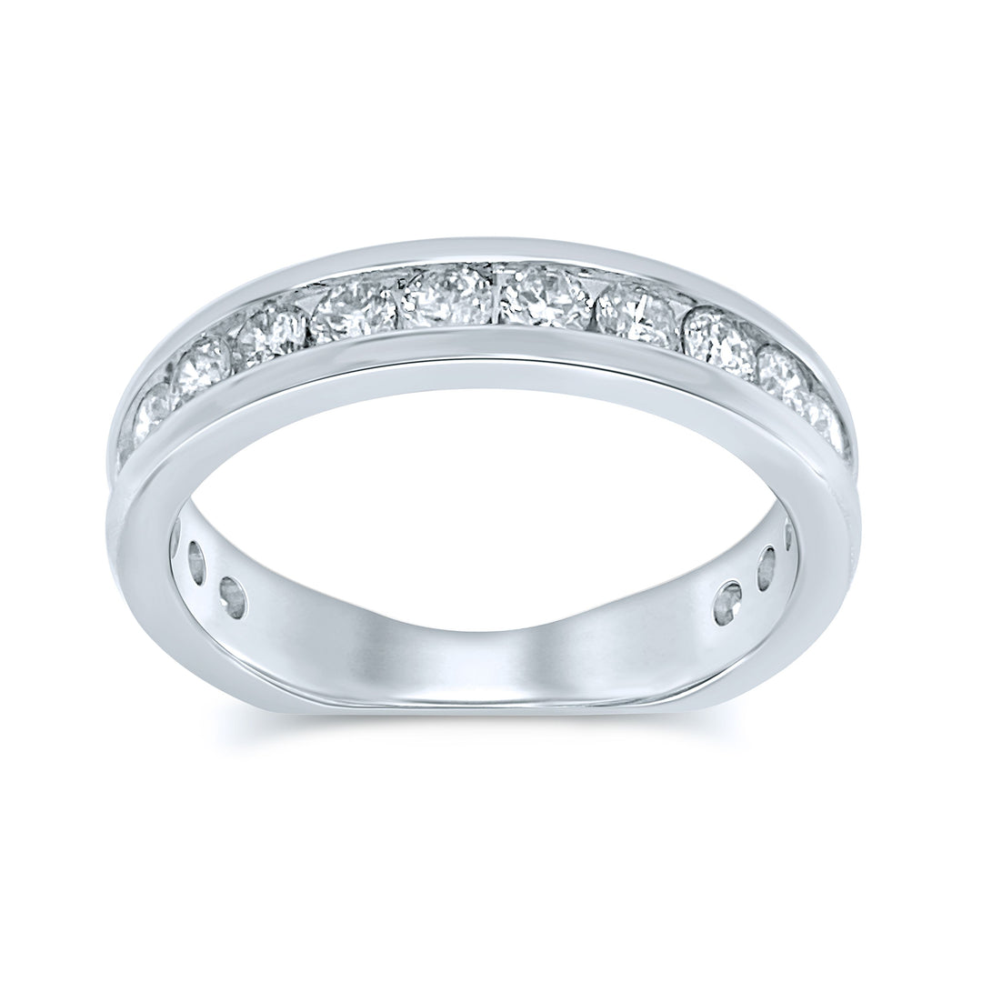 14K 0.75CT Diamond Band (18 Diamond Stones)