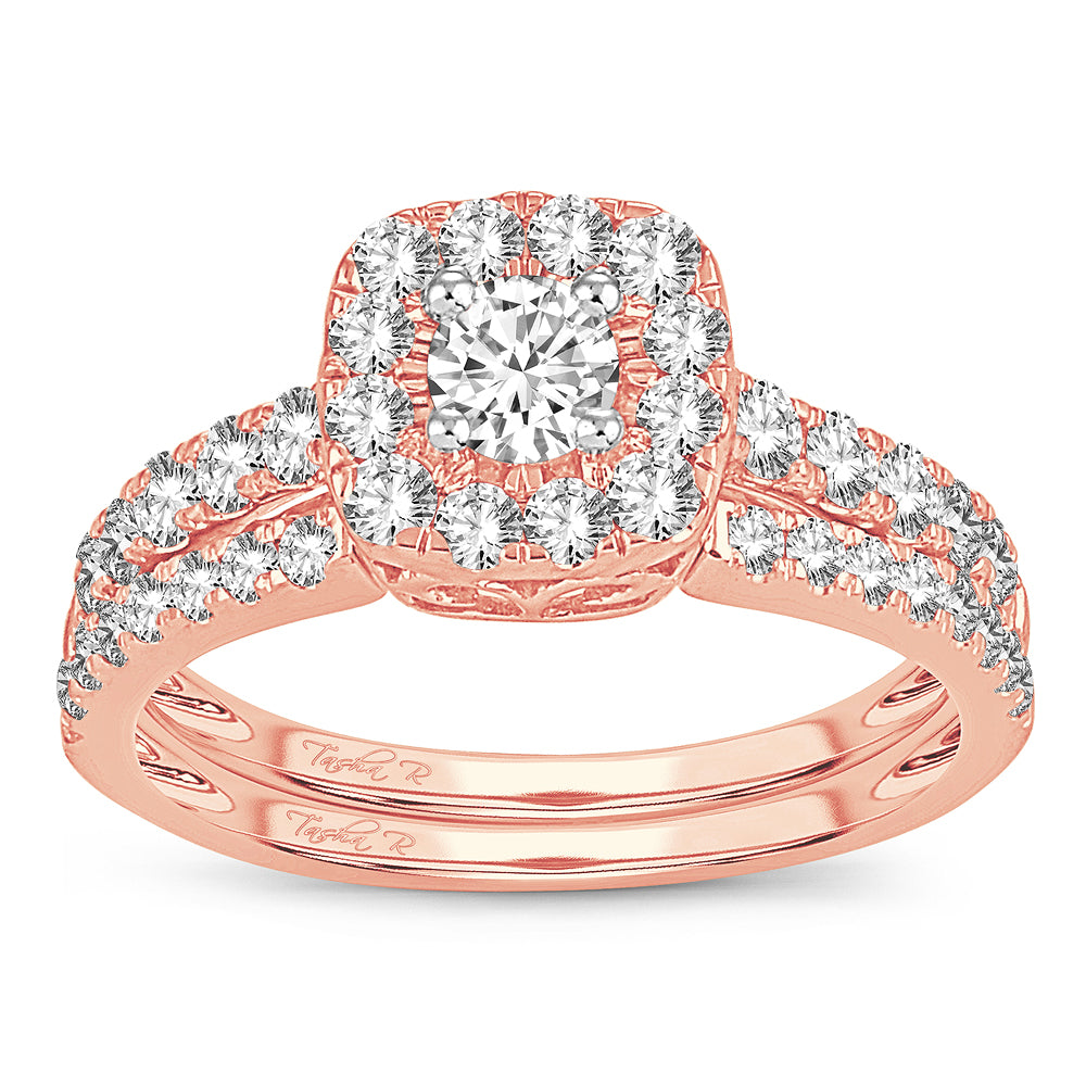 14K 1.00CT DIAMOND BRIDAL RING