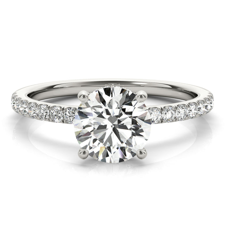 Halo Diamond Engagement Ring