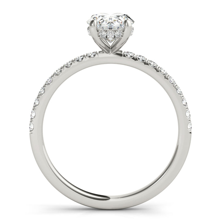 Halo Diamond Engagement Ring